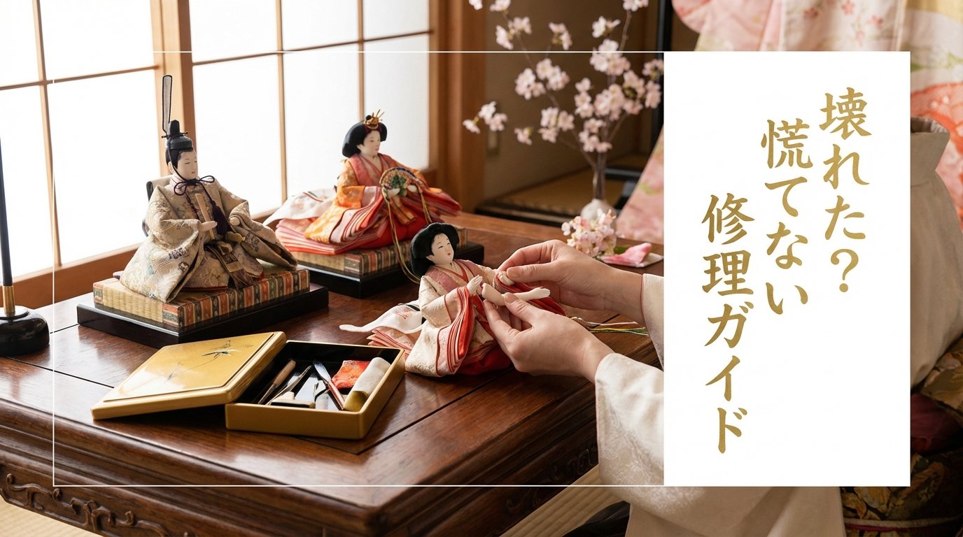 雛人形が壊れたら？修理の判断基準とプロに任せるべき理由