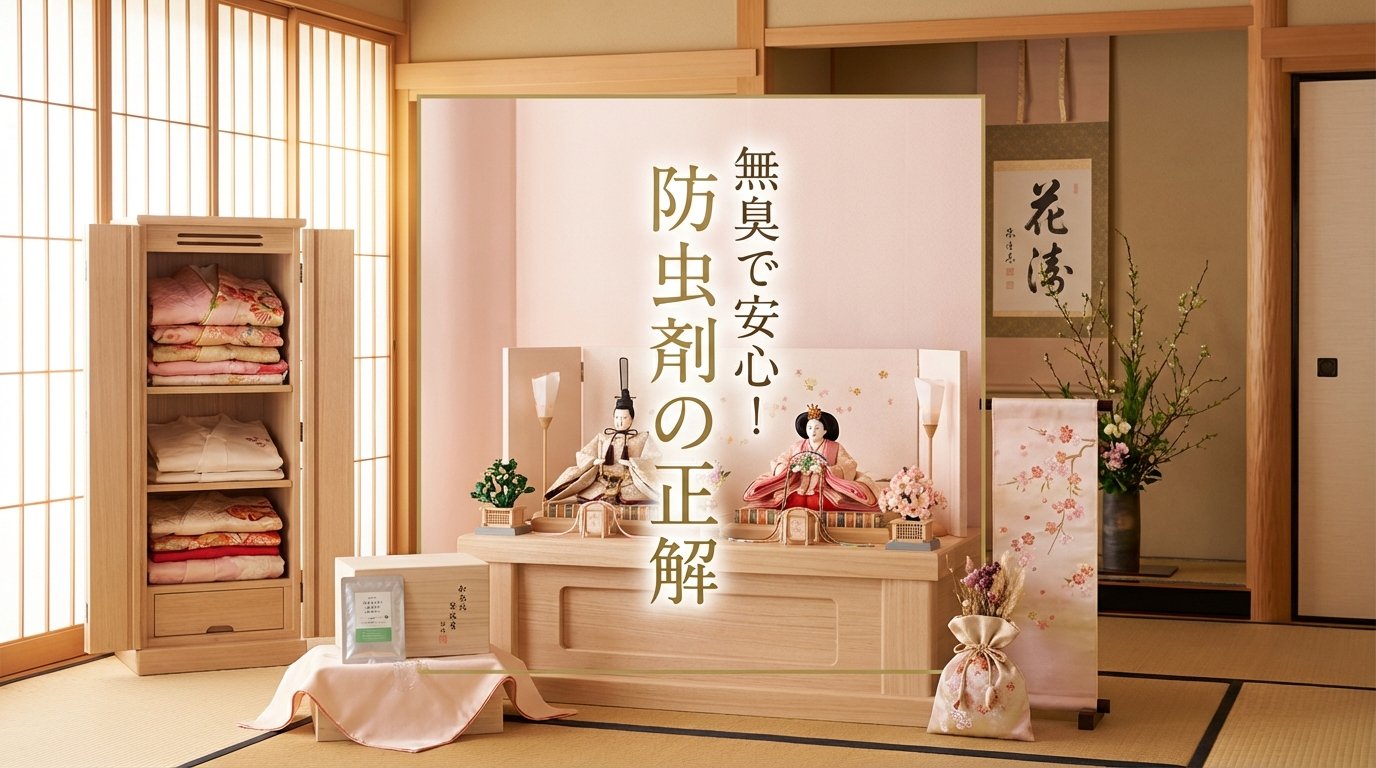 虫食い・ニオイ移りゼロへ！プロが教える雛人形の「防虫剤」正解とクローゼット保管術