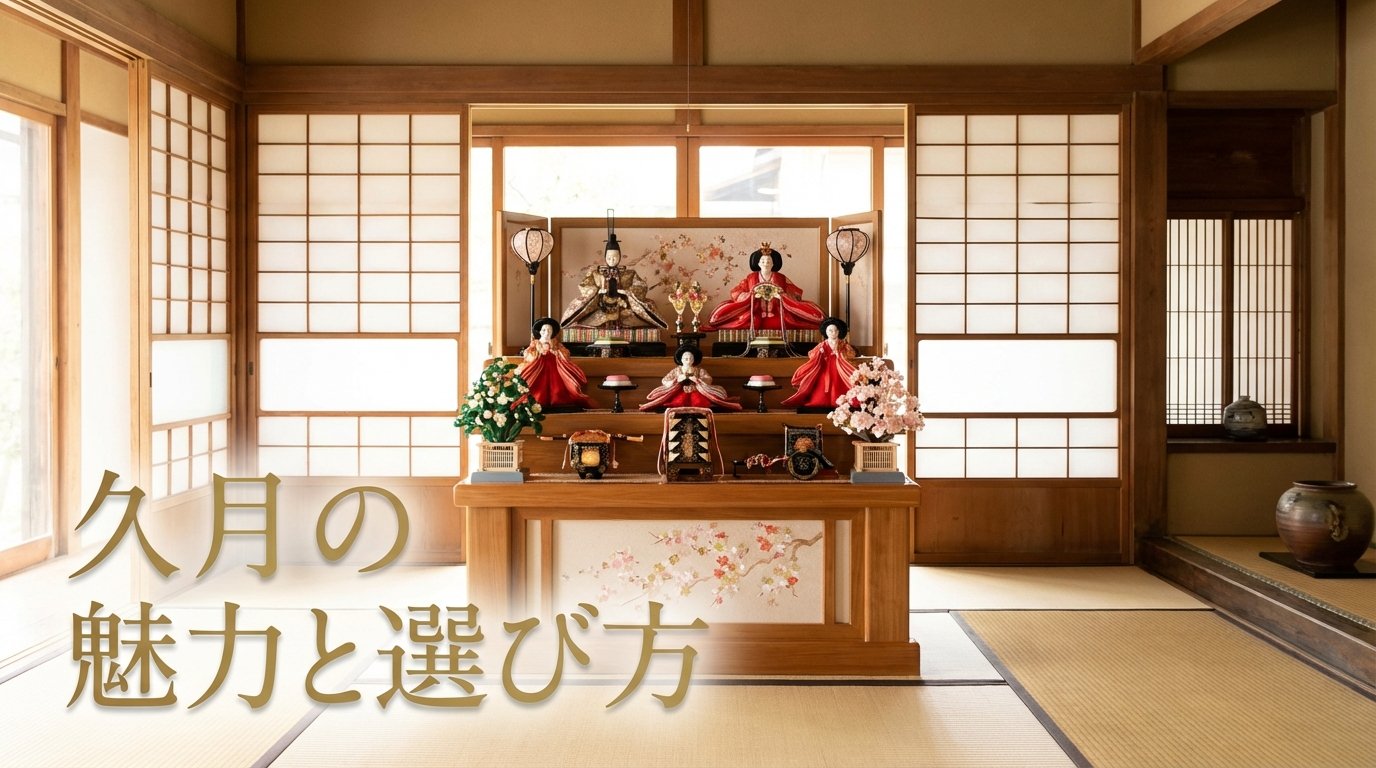 節句人形アドバイザーの成嶋です。「人形の久月」と「吉徳大光」。業界を代表する二大老舗として比較されることが多いですが、久月には独自の素晴らしい特徴があります。今回はプロの視点で、その魅力と選び方のポイントを公平に解説し、皆様の「運命の一作」探しをお手伝いします。