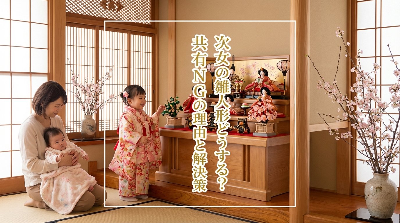 次女の雛人形どうする？共有はNG？プロが教える「姉妹の節句」最適解