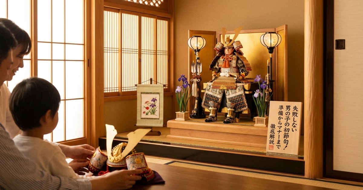 【初節句】男の子の初節句 完全ガイド｜準備からお祝いのマナーまで