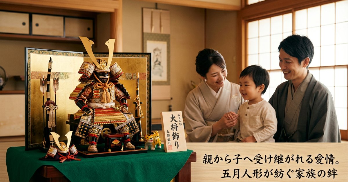 【2026年】五月人形は家族の絆を深める宝物。子供への願いを込めた選び方